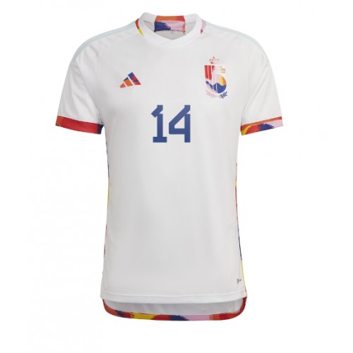 Belgia Dries Mertens #14 Bortedrakt VM 2022 Kortermet Belgia Dries Mertens #14 Bortedrakt VM 2022 Kortermet
